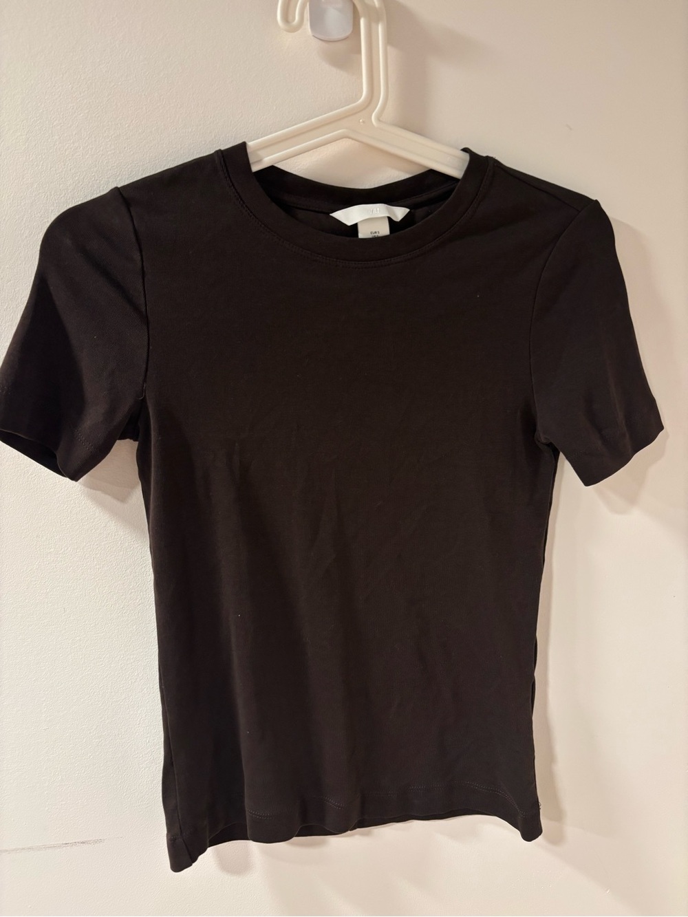 H&M Black Short Sleeve Crewneck Tee